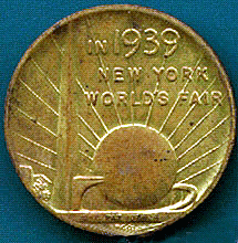 1939 NY World's Fair coin