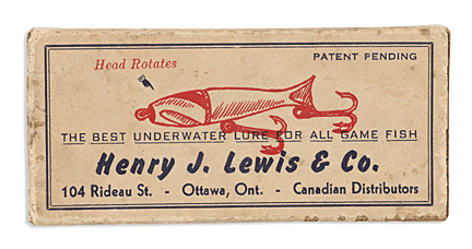 Rare Hollowhead Fishing Lure Box Vintage Original Paperwork, Grand Rapids  Mich.