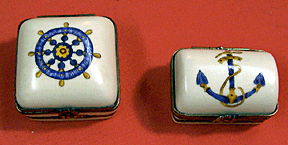 French miniature porcelain boxes are very collectable.