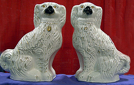 staffordshire dog porcelain