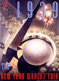 1939 NY World's Fair poster.